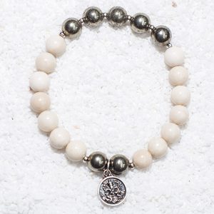 Pyrite Bracelet - I AM HEALTHY
